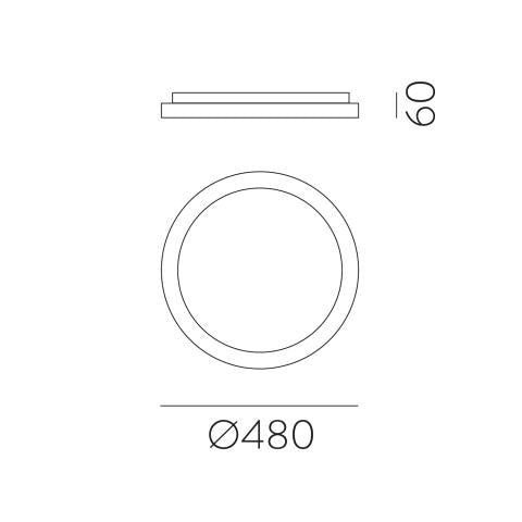 Lubinis šviestuvas "Grace" 40W P3848170B