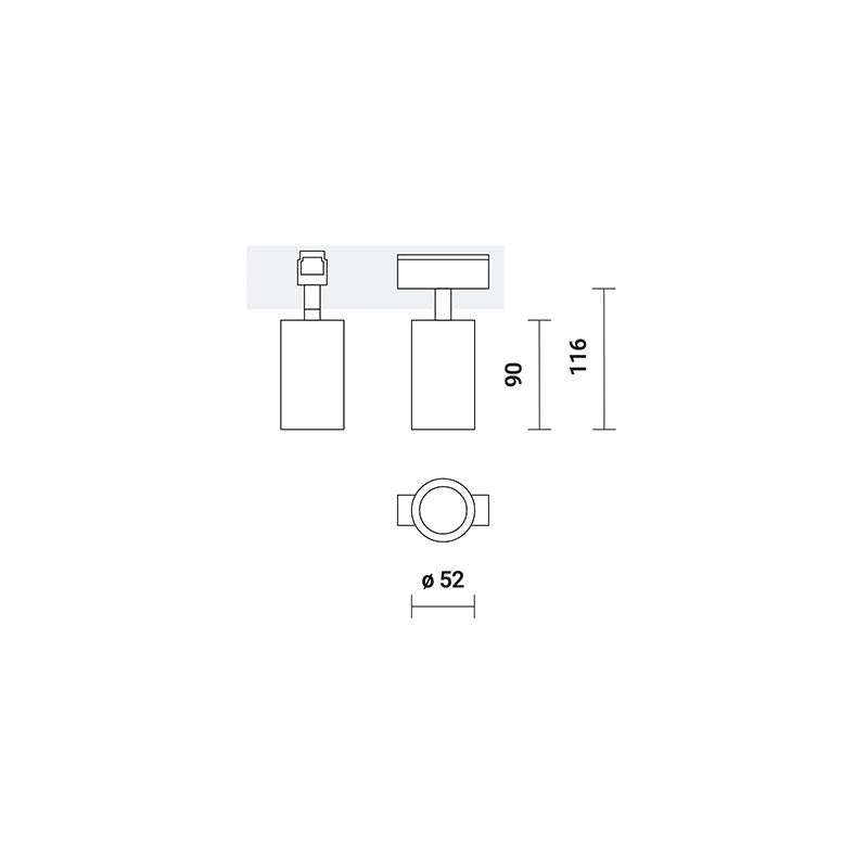Magnetinės Insight sistemos SPOT šviestuvas 15W 3000K 36.0141.01.830