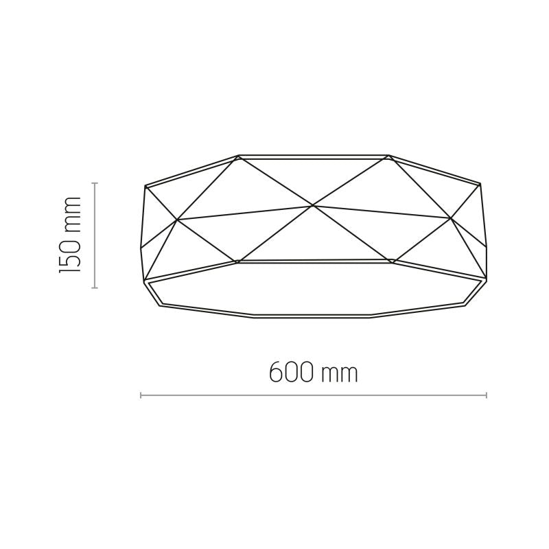 Lubinis šviestuvas KANTOOR NATURE 60 6195
