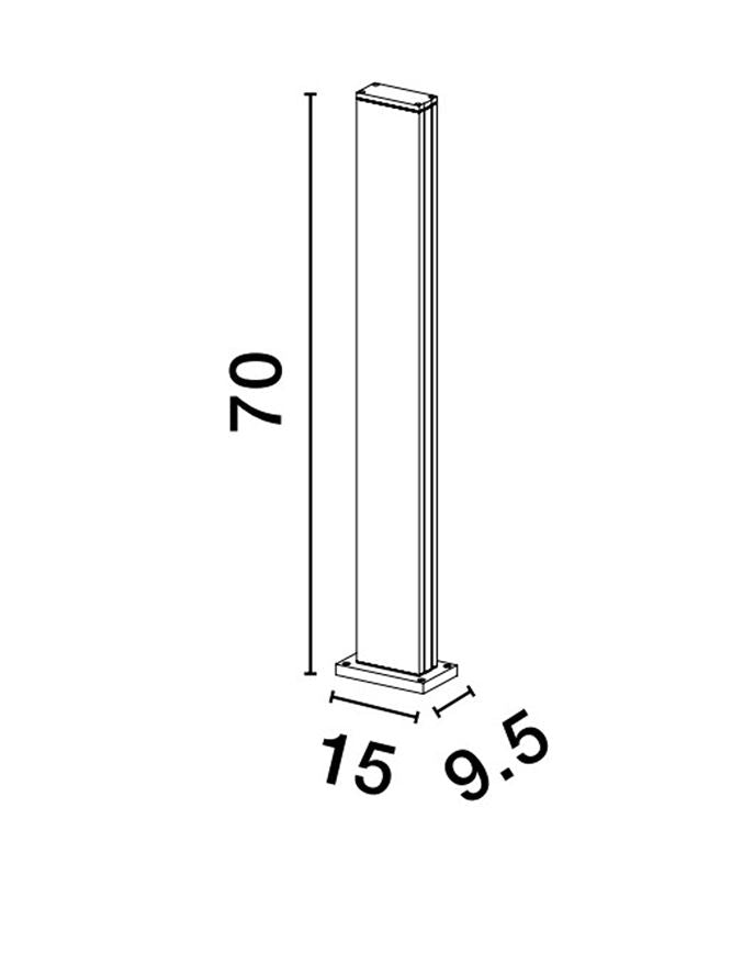 Lauko pastatomas šviestuvas SASSO 9026125
