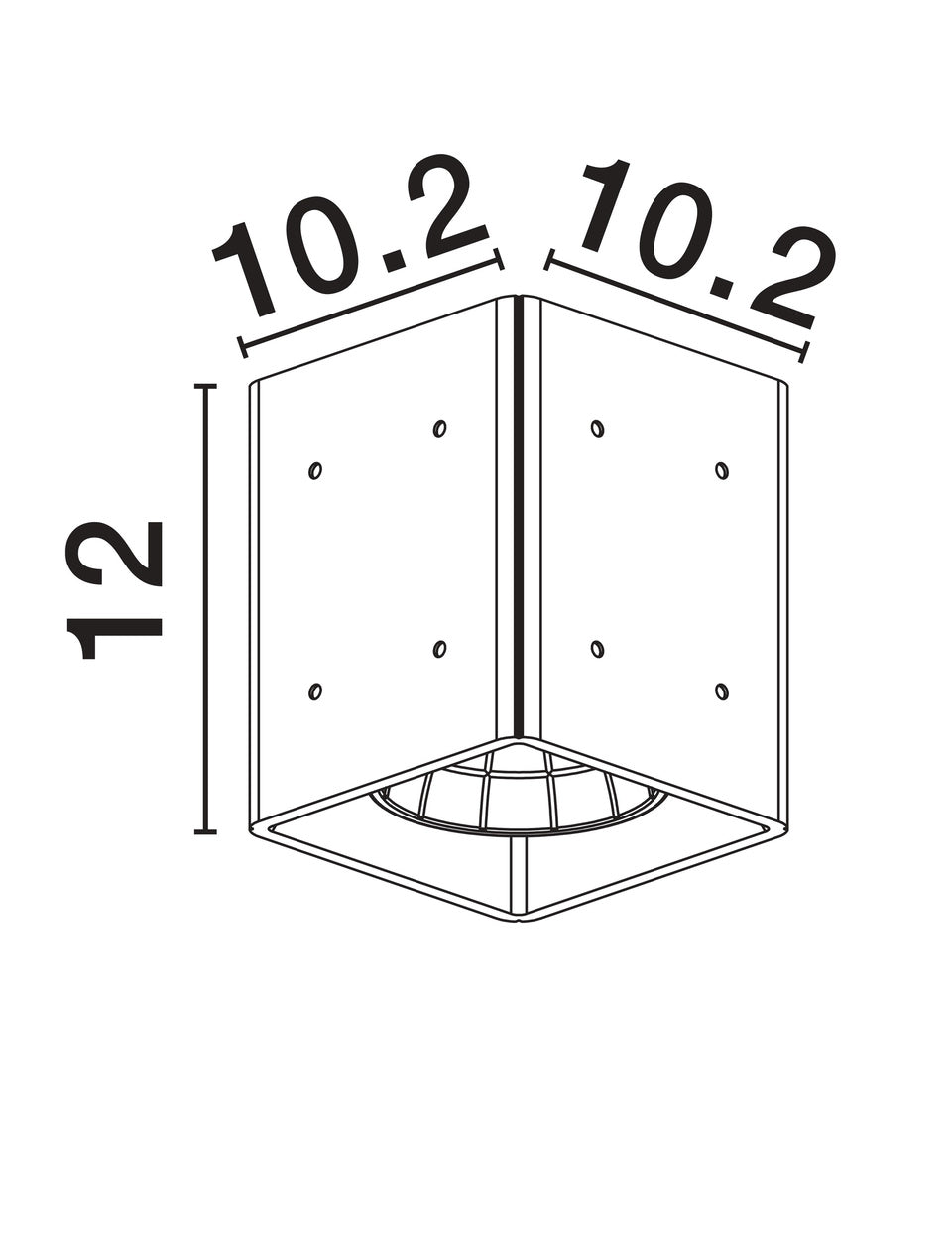 Lauko lubinis šviestuvas RITZ IP65 9540228