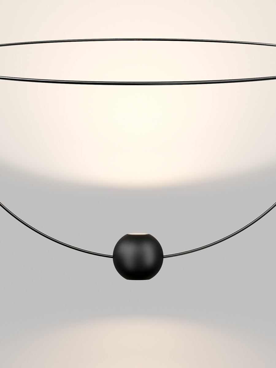 Prabangus pakabinamas šviestuvas ELARA juodas 33W 20621 2230U