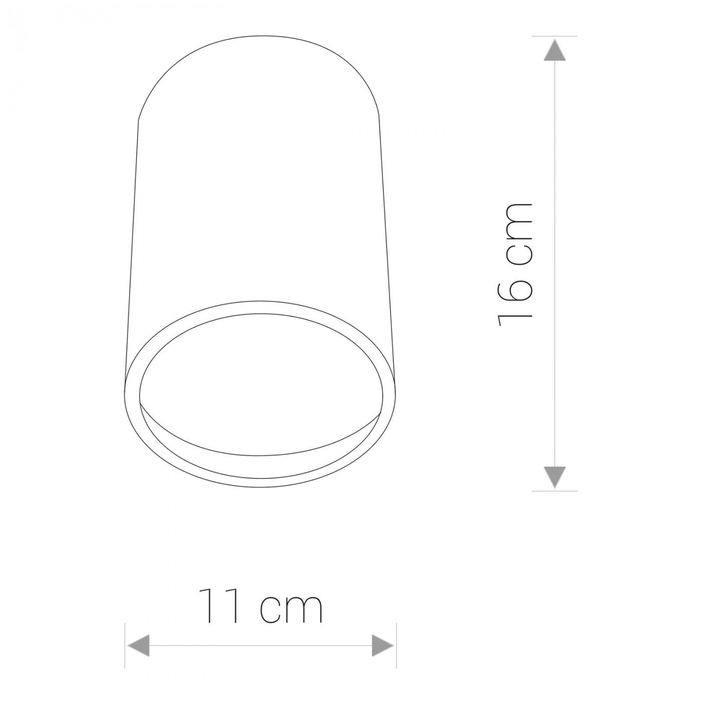 Lauko lubinis šviestuvas FOG 3403 E27