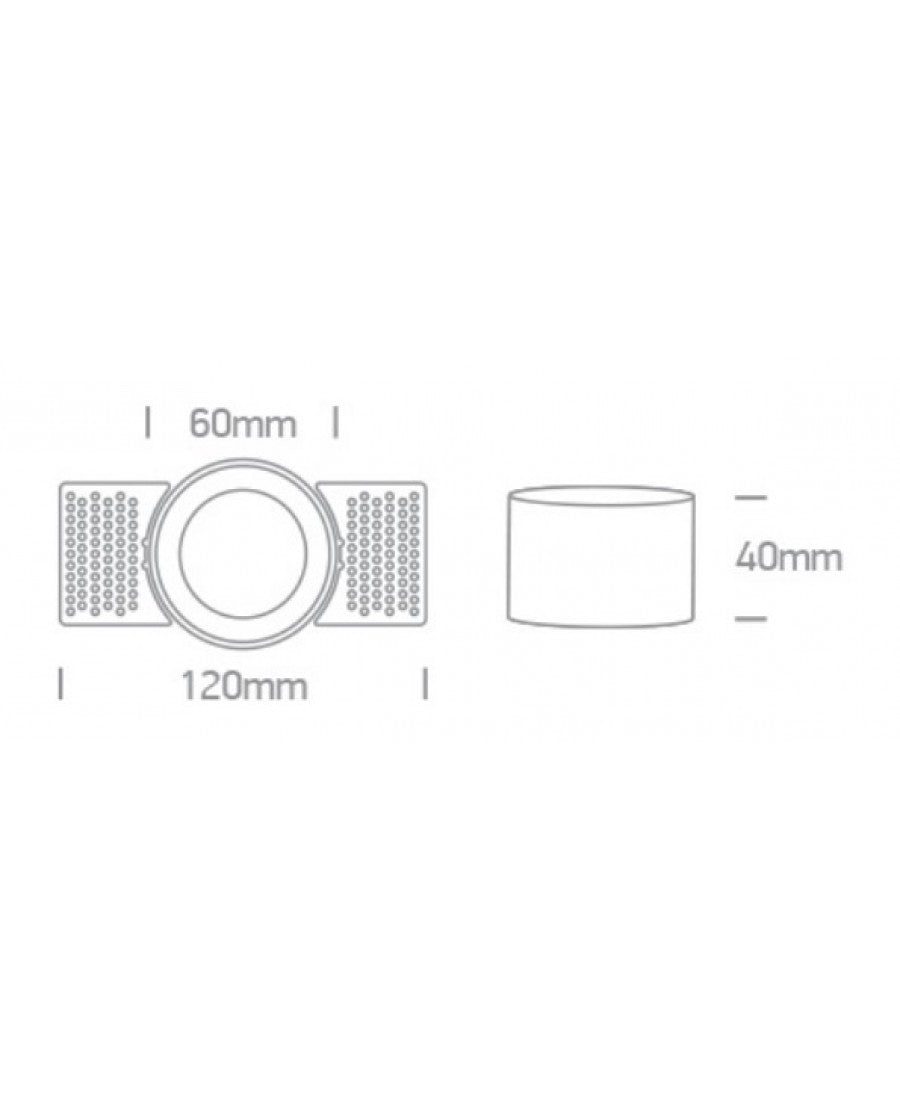 Įleidžiamas užglaistomas šviestuvas Z10105 TR-W GU10