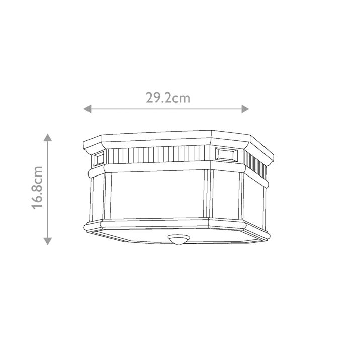 Lauko lubinis šviestuvas FE-COTSLN-F-BK