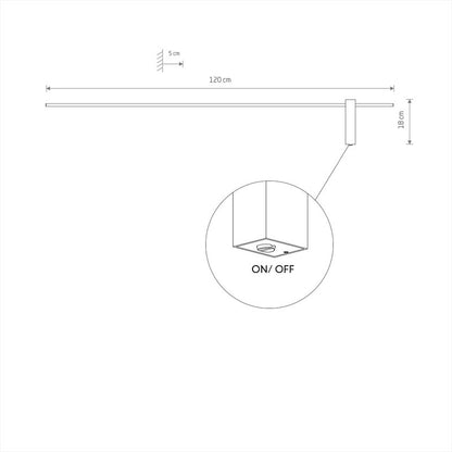 Sieninis šviestuvas MOTIVE LED L 10313
