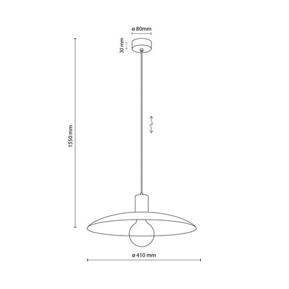 Modernus pakabinamas šviestuvas ASTRA 10712