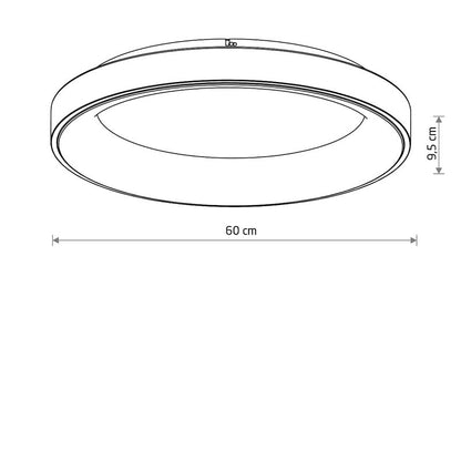 Lubinis šviestuvas 11212 60W 4000K