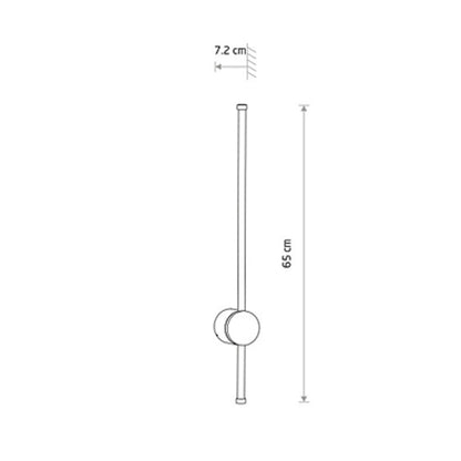 Sieninis lauko šviestuvas Sconce ORLA LED S 12W IP54 3000K 11548