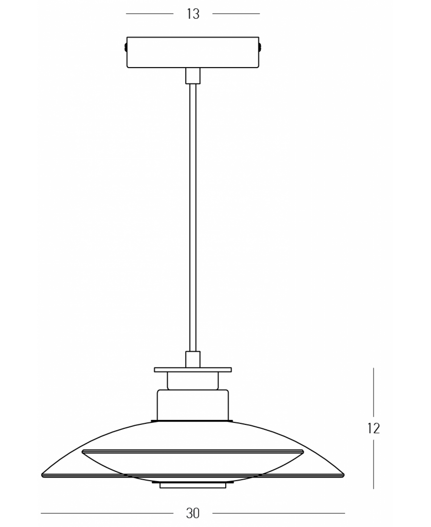 Modernus pakabinamas šviestuvas 25142 10W 3000K