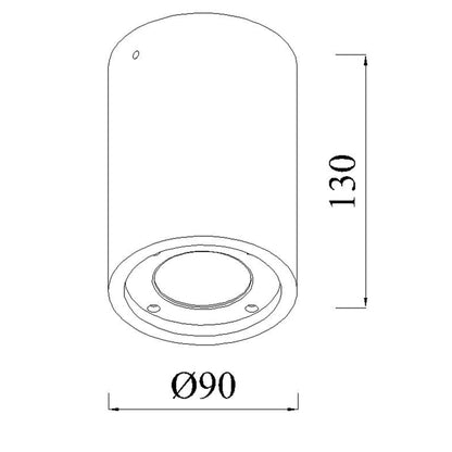 Lauko lubinis šviestuvas LEVI IP65 7184