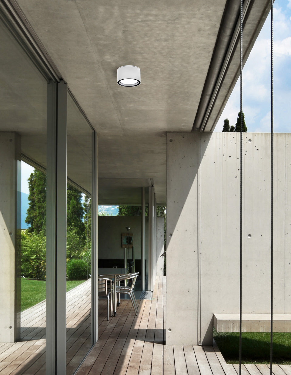 Lauko lubinis šviestuvas FOCUS baltas IP54 752462