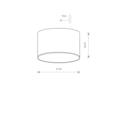 Sieninis lauko šviestuvas 2x5W ELLIPSES LED black 8182