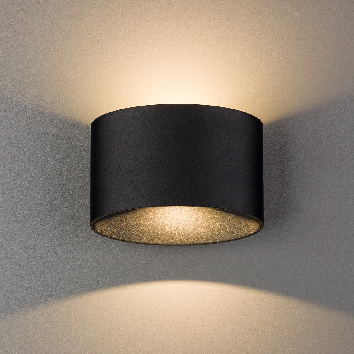 Sieninis lauko šviestuvas 2x5W ELLIPSES LED black 8182