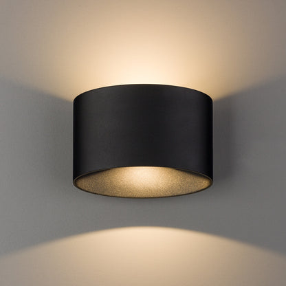 Sieninis lauko šviestuvas 2x5W ELLIPSES LED black 8182