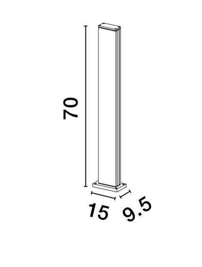 Lauko pastatomas šviestuvas SASSO 9026125