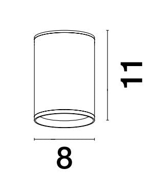 Lauko lubinis šviestuvas DARA IP54 9136178
