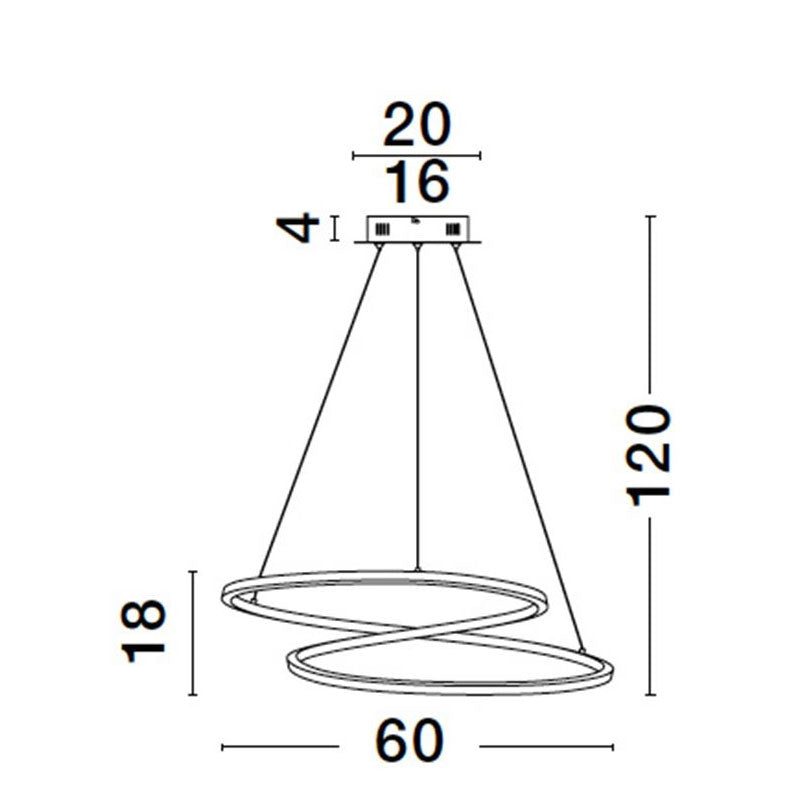 Modernus pakabinamas šviestuvas 9248109