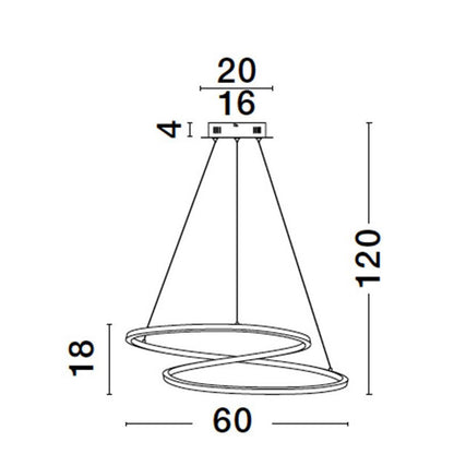 Modernus pakabinamas šviestuvas 9248109