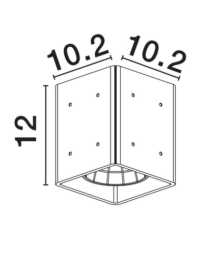 Lauko lubinis šviestuvas RITZ IP65 9540228