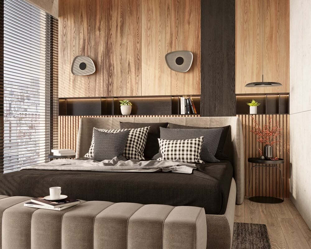 Sieninis šviestuvas W0559 Deux