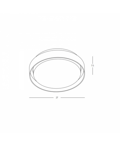 Lauko lubinis šviestuvas 20W 3000K Graphite E327