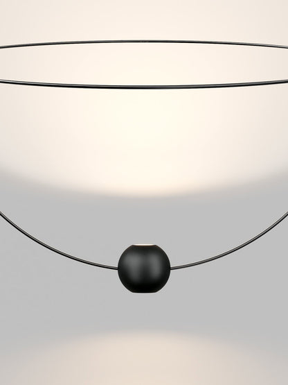 Prabangus pakabinamas šviestuvas ELARA juodas 33W 20621 2230U