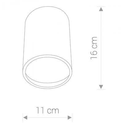 Lauko lubinis šviestuvas FOG 3403 E27