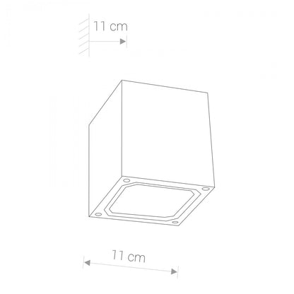 Sieninis lauko šviestuvas KHUMBU IP44 4443