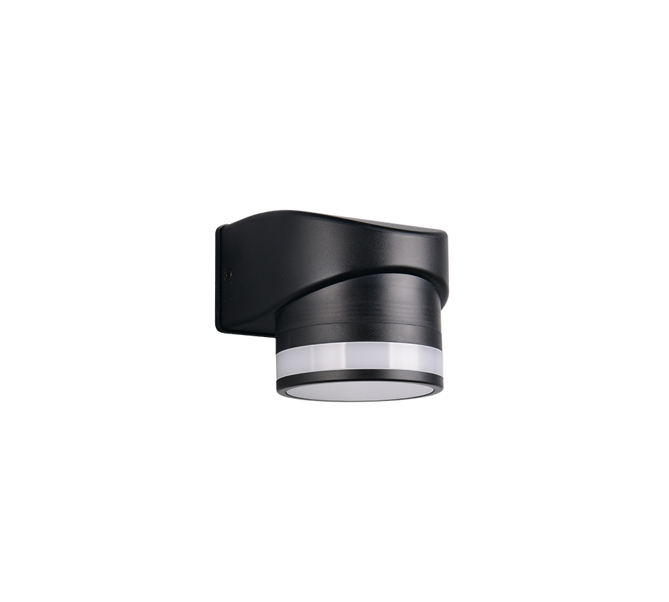 Sieninis lauko šviestuvas CUSCO juodas IP44 R26961632