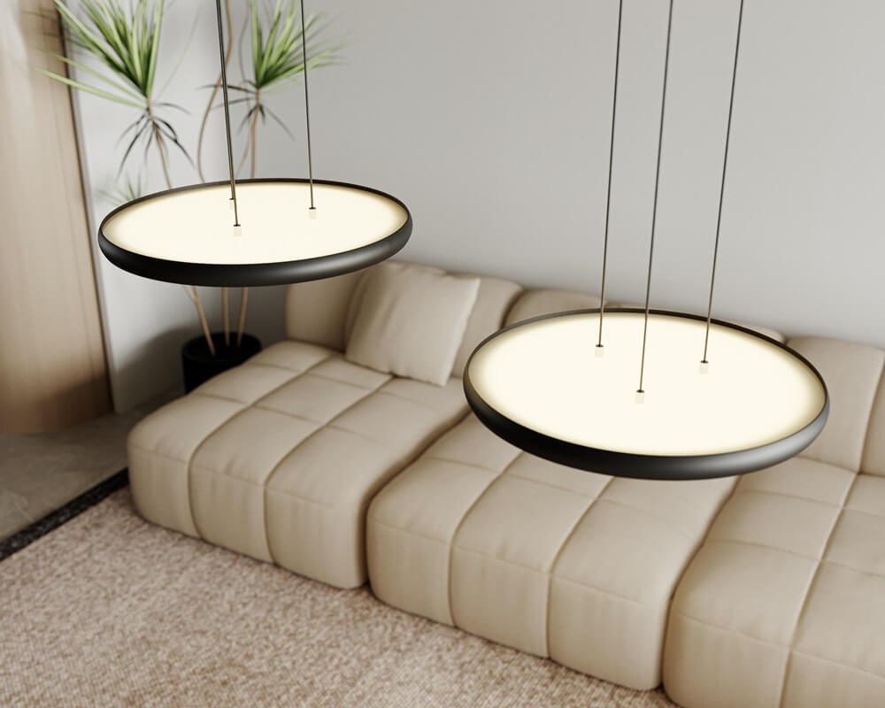 Modernus pakabinamas šviestuvas P0556 Vik 48cm