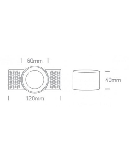 Įleidžiamas užglaistomas šviestuvas Z10105 TR-W GU10