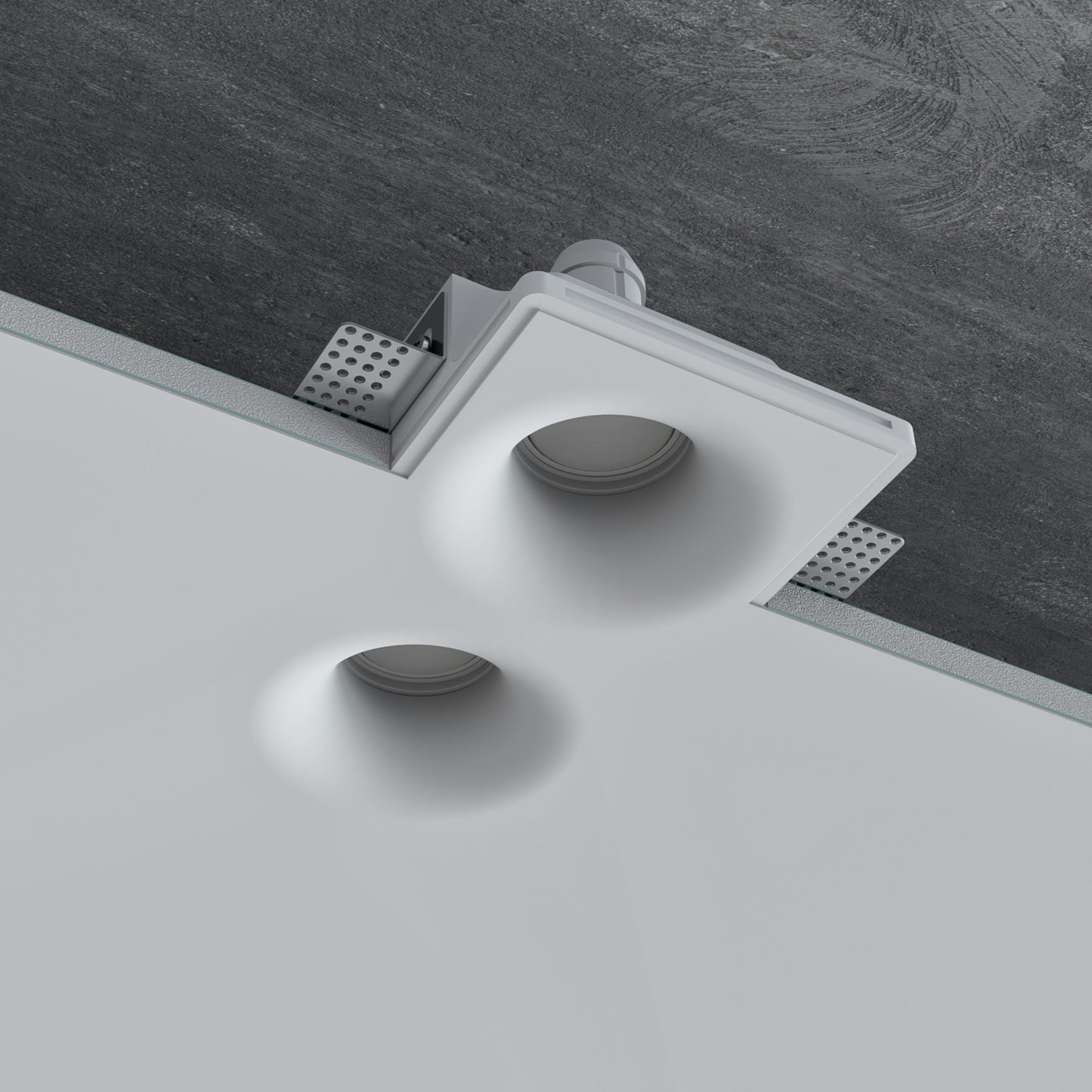 Įleidžiamas užglaistomas šviestuvas ROUND WAVE DOUBLE 1101-2